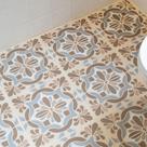 10 Pisos Portguês Porcelanato Autocolante Lavável Para Chão e Revestimento de Parede