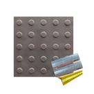 10 PISOS TÁTIL ALERTA PVC 25X25CM +KIT ESCADA ACESSIVEL 20x3