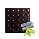 10 pisos tátil alerta pvc 25x25cm+kit escada acessivel 7x3cm