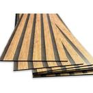 10 Placas Revestimento Autocolante de Parede Ripado Premium