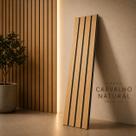10 Placas Revestimento de Parede Ripado Friso 3D Preto