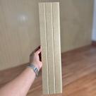 10 Placas Ripado De Madeira em MDF 3mm CRU Decorativa Autocolante