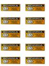 10 PlacaS Sinalização 15x20 Sorria VOCÊ Está Sendo Filmado