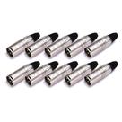 10 Plugs Canon XLR Santo Angelo Cabo Macho L3MNN01 10 Plugs Canon XLR Santo Angelo Cabo Macho L3MNN01