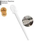 10 Poleiro Plastico Italiano 28cm Frisado Gaiolas Vivieiro
