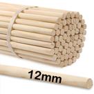10 Poleiros 12mm Vareta Bastão Cavilha De Madeira Pinus Para Artesanato Vareta Poleiro Palito