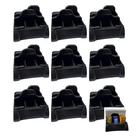 10 Porta Guardanapo e Sachês Com Fura Sachês Preto/Vermelho 10 Porta Guardanapo e Sachês Com Fura Sachês Preto/Vermelho