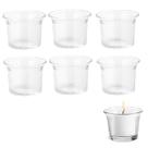 10 Porta Velas Castiçal Em Copo de Vidro Decorativo Multiuso