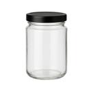 10 Potes de Vidro Andino 360ml c/Tampa de Metal para Condimentos -