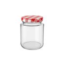 10 Potes de Vidro Belém 240ml c/Tampa de Metal para Condimentos -