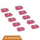 10 Potes de Vidro Facilita Retangular Marmita 750Ml Marinex