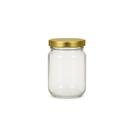 10 Potes de Vidro Geleia 200ml c/Tampa de Metal para Condimentos -