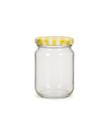 10 Potes de Vidro Geleia 200ml c/Tampa de Metal para Condimentos -