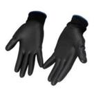10 Pr Luva Nylon Pu Multitato Preta Mecanico Multiuso Ca Epi