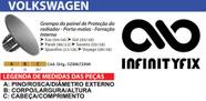 10 Presilha Grampo do Painel Proteção do Radiador Porta-Malas Forração Interna Fox Gol Voyage P283