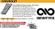 10 Presilha Porca Rápida do Para-Choque Para-Lama GM Chevrolet Celta Astra Corsa Kadett Prisma - T04