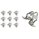 10 Presilhas Moldura Painel Toro Idea Argo Palio Strad Uno