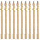 10 Prolongador Extensão Rígida Metal 125mm Bico De Roda