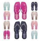 10 Prs Chinelo Sandália Feminina Bico Quadrado Atacado K115