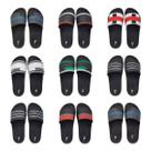 10 Prs Chinelo Sandália Masculino Slide Preto Atacado K103