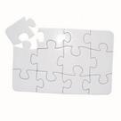 10 Quebra Cabeças 09x14 Cm Quadrado-12 Peças P/ Sublimação