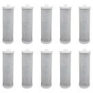 10 Refil Filtro Carbon Block 9 3/4 Com Rosca