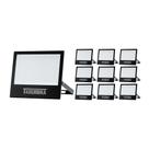 10 Refletor Taschibra Tr Led 100W Preto Bivolt 6500K Luz Branca