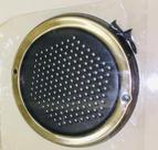 10 Respiro Para Moveis 75mm Aço Dourado Lo Ventilação Movei