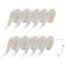 10 Rolo De Etiqueta Niimbot D110 D101 D11 12x22mm (2600pçs) 10 Rolo De Etiqueta Niimbot D110 D101 D11 12x22mm (2600pçs)