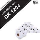 10 Rolos Dk 1204 - Etiqueta Compatível Dk 1204