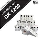 10 Rolos Dk 1209 - Etiqueta Compatível Dk 1209