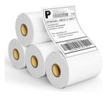 10 Rolos Etiqueta 10x15 100x150 Térmica Serrilha 200 un/rl