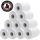 10 Rolos Etiqueta Adesiva Papel Couche Branca sem Ribbon 10 Rolos Etiqueta Adesiva Papel Couche Branca sem Ribbon
