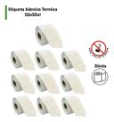 10 Rolos Etiqueta Adesiva Termica 50x30x1 -zebra Elgin Argox