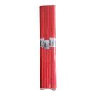 10 Rolos Papel Crepon 48cm X 2m Rst Original Vermelho