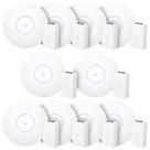 10 Roteador WiFi 6 Access Point 5.3 Gbps + 10 Injetor PoE+ 10 U6 Pro Ubiquiti Com 10 Fontes 48V 30W