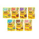 10 saches friskies sabores variados carne, peixe branco, peru, salmao, frango, cordeiro - purina