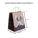 10 Sacolas Páscoa Presente Chocolate Coelho (23,5x17x28)