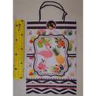 10 Sacolas Temáticas Lembrancinha Festa Tropical Flamingo.