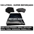 10 SACOS de LIXO 100L Super Reforçado Para Entulhos, Construções, Areia, similares