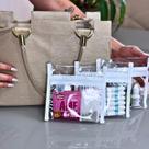 10 Saquinhos Organizadores Para Bolsa Absorvente, Fone, Carregador Plástico Grosso 15x15