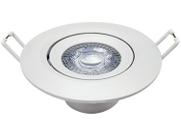 10 Spot Dicroica Led Redondo 5w Cob Smd 6500k Branco Frio