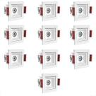 10 Spot Embutido Mini Led Downlight Recuado Sala 3000k Bet55 10 Spot Embutido Mini Led Downlight Recuado Sala 3000k Bet55