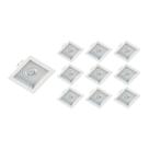 10 Spots de Embutir Recuado Save Energy Mr16 Gu10 Bivolt Branco 10 Spots de Embutir Recuado Save Energy Mr16 Gu10 Bivolt Branco