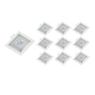 10 Spots de Embutir Recuado Save Energy Par 20 E27 Bivolt Branco