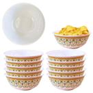 10 Tigelas Bowl de Melamina Decorado Para Sobremesas 830ml 10 Tigelas Bowl de Melamina Decorado Para Sobremesas 830ml