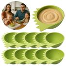 10 Tigelas Bowl Infantil Kids de Bambu De Dinossauro 500ml 10 Tigelas Bowl Infantil Kids de Bambu De Dinossauro 500ml