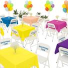 10 Toalhas Tnt 1,40m X 1,40m + 10 Cobre Mancha 70cm x 70cm Mesa Festa Aniversário Infantil Futebol