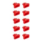 10 Tomada Margirius Para Cx. Embutir Padrão Weg 10/20a Vermelho