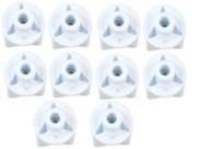 10 Travas Porcas Branca Ventilador Mondial NV-03 NV-06 NV-15